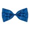 12 Pack Bulk Blue Bow Tie One Size Fits Most with Elastic Band